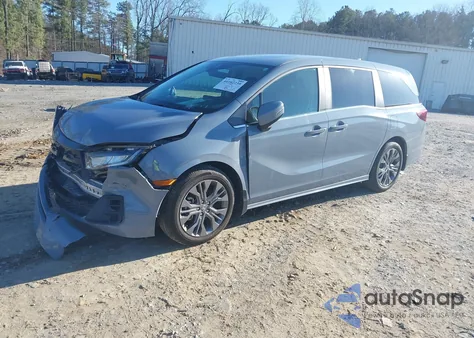 2025 Honda Odyssey Touring из США, поврежденный, VIN 5FNRL6H85SB029719